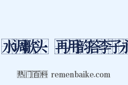 水调歌头·再用韵答李子永是什么意思的图片